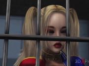 Batman fucks hard Harley Quinn sexy slave in jail