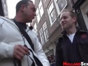Dutch hooker gets cumshot