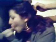 Shared wife swallows both loads