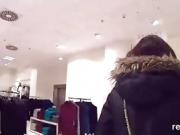 Exquisite czech teen was seduced in the mall and shagged in p