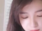 aesthetic japanese teen plays at webcam