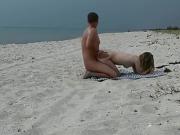 Real public beach fun
