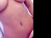 hot amateur blonde teen stripping and masturbating