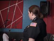 Incredible milf Raw flick grabs cop fucking a