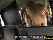 Busty british cabbie pussypounded in taxi