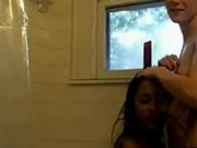 Interracial Teen Lesbians Lovers Shower