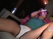 After Hours Party Girls Masturbate With Glow Sticks
