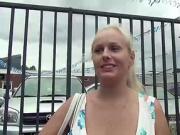 GERMAN SCOUT - HUGE NATURAL TITS TEEN WICKY PUBLIC CASTING