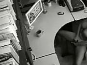 Girl caught in the office