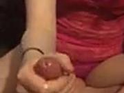 Amateur ruined handjob