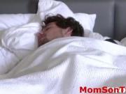 Mom Helps Son with erection and he Fucks Her Hard
