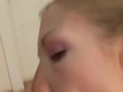 Skinny blonde pov fuck POV blowage and facial