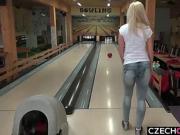 Czech Foursome Fucking in Bowling Centre