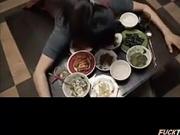 japanese wife fucked on table by husband