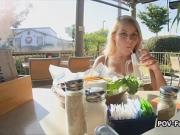 Sucked by blonde teen star wannabe
