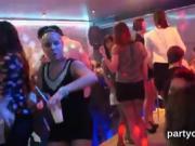 Frisky nymphos get fully insane and naked at hardcore party