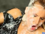 blonde takes glory hole dick