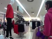 Adorable czech chick was seduced in the mall and banged in po