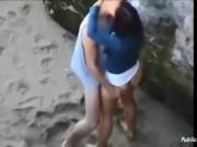 Teens caught fucking in public from above PublicFlashing.me