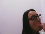 Anna Rose with glasses fucked for cash