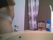 argentinian niece naked in the bathroom