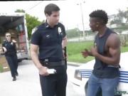 Hot big tit blonde cop first time Black suspect taken on a ha