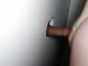 Blonde Sucking Dick And Fucked Through A Glory Hole
