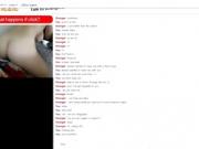 hot omegle chick with huge boobs masturbate live