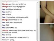 Omegle Horny Babe with Hairy Pussy