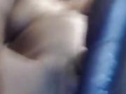 black wet pussy up close masturbating