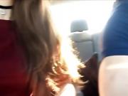 Girl gives a guy a BLOWJOB in car - UltraPornCams com