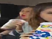 Bella Thorne alluring sucking a straw Snapchat