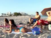 Teen gets ate out Beach Bait And Switch