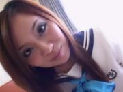 Hot Asian Schoolgirl Shows Off Before Ridding Him