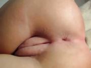 Horny amateur teen showing her perfect holes close up