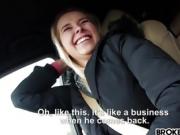 Flirty Blonde Nikky Dream Fucked in Car