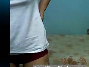 Skype Asian Quick Strip boobs and pussy