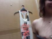 Glamorous czech teenie was seduced in the shopping centre and