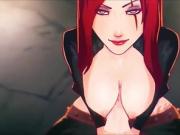 Horny Animation RedHead Big Tits Sex