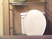 Toilet spy cam with step mom and step sister