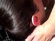 Hottie playing with pathetic Korean micro dicks