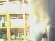 Madchen auf Toiletten - Sexy Blonde Muschi Frontal