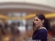 Glamorous czech nympho gets teased in the mall and shagged in