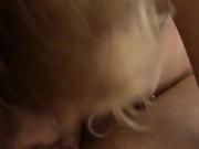 Young Blonde Gets Dominated and Throat Fucked by Older Guy