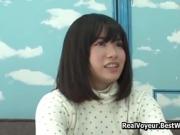 Japanese Girl Enjoy Sex Lesson Tv Show Glass Walls 9