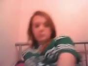 Teen webcam masturbation - uk amateur girl has fun on her lon