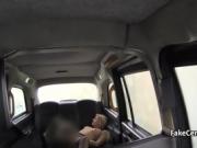 Taxi driver fucks mom in stockings