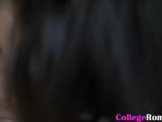 Brunette College Ex Nina Turk Sucking And Riding Shaft POV
