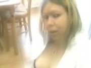 Chav wife fun in the kitchen - housewife's place is