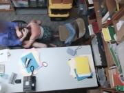 Brunette Brooke Bliss fucked in the back of the store